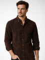 Camisa Sutra Chocolate