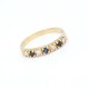Anillo En Oro 18K, Brillantes Y Zafiros Anillo En Oro 18K, Brillantes Y Zafiros