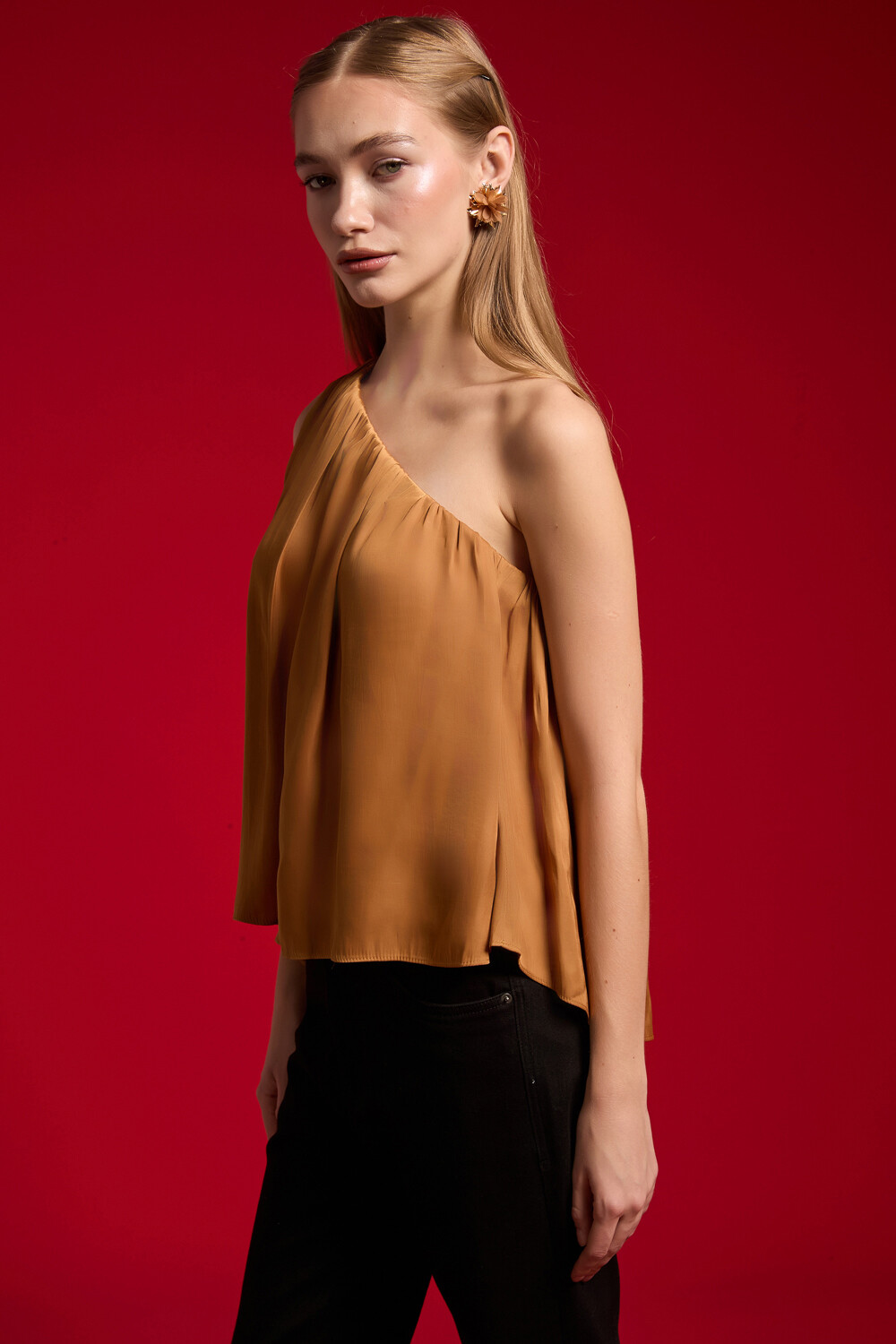Blusa Laora Caramelo