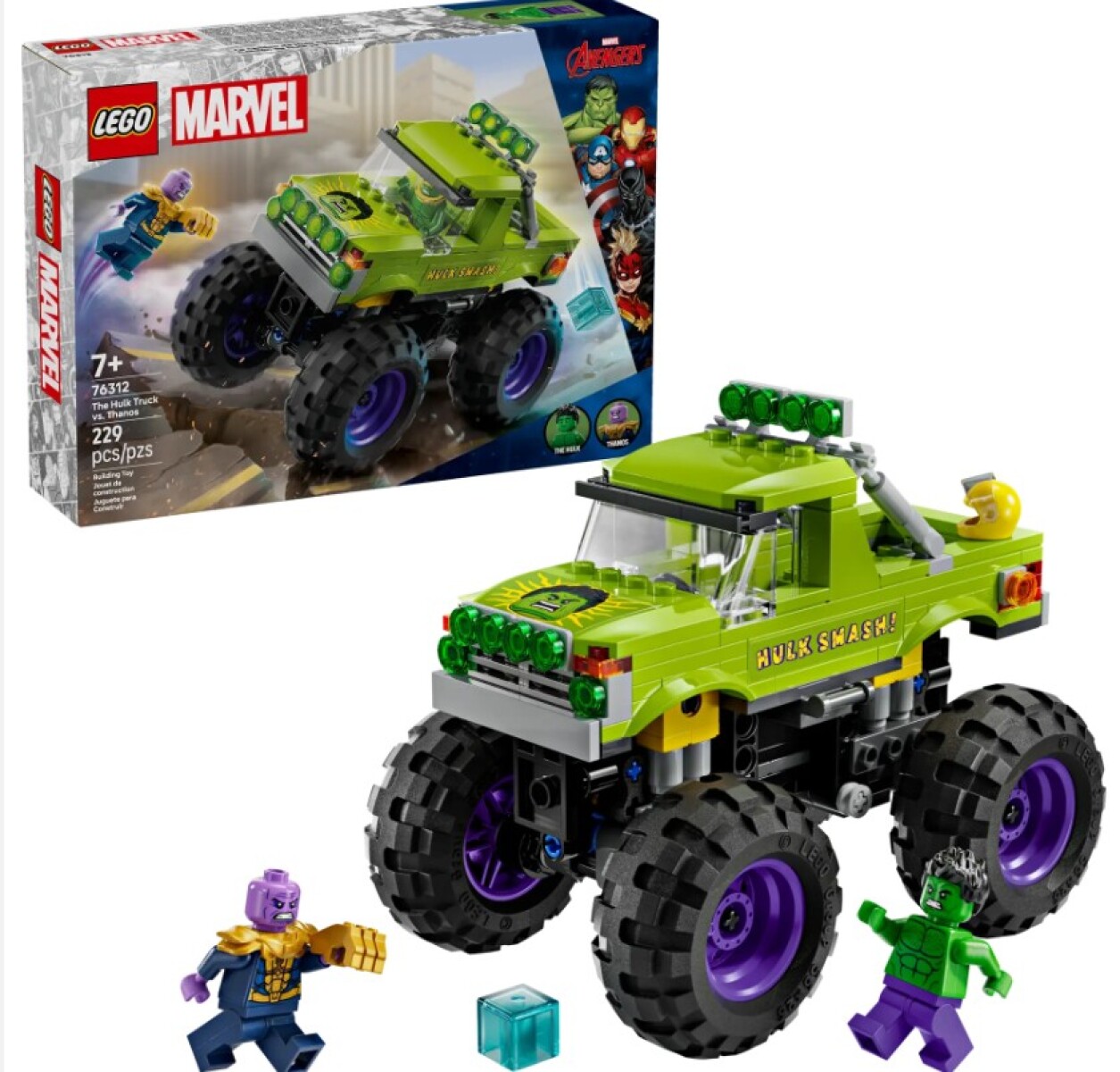 Lego® | Marvel Camión De Hulk Vs. Thanos Vehículo 76312 