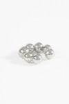 Earcuff borlas plateado