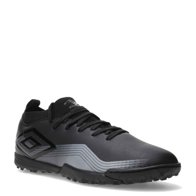 Championes de Niños Umbro Futbol 5 Vibe TF Junior Negro - Gris