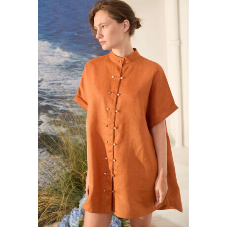 Vestido Japon Terracota