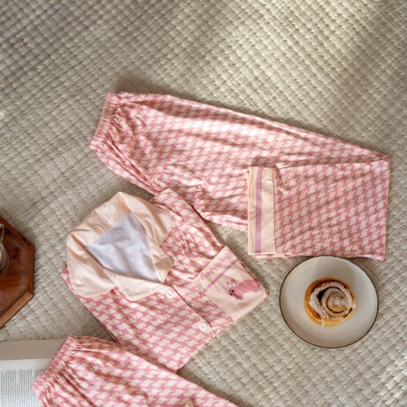 Pijama 3 piezas Rosado Pijama 3 piezas Rosado