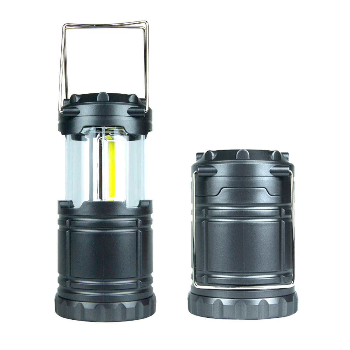 Farol LED plegable recargable - NEGRO 