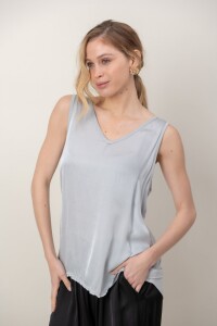 TOP AMIRA Gris claro
