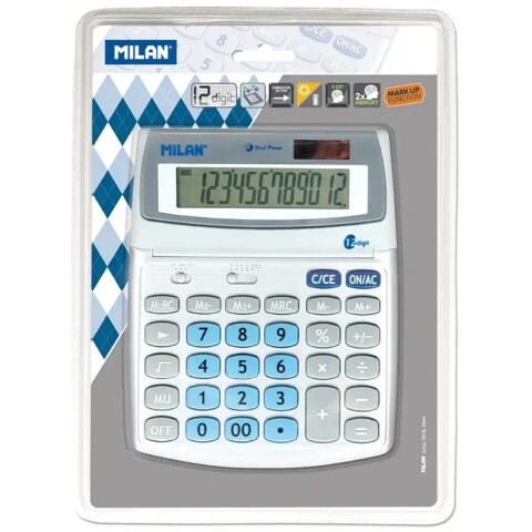 MAQUINA CALCULADORA MILAN NATA 152512 MAQUINA CALCULADORA MILAN NATA 152512