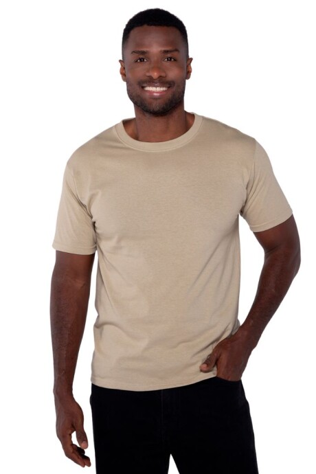 Camiseta a la base peso completo - Talle XXXL Beige