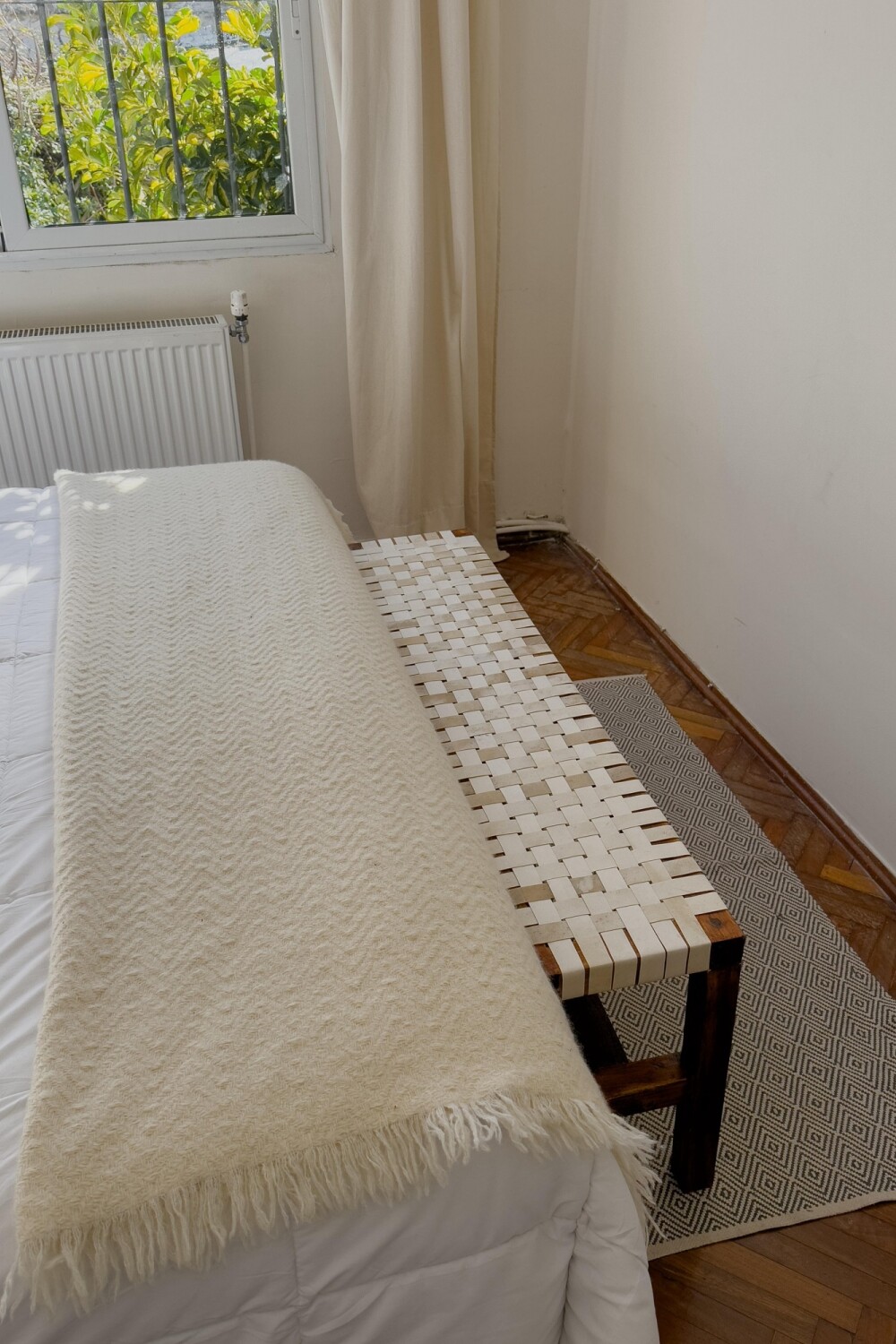 Banqueta Lonja Trenzada lonja clara