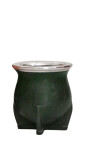 MATE DE CERÁMICA CHICO DELTA QUEBRADO VERDE