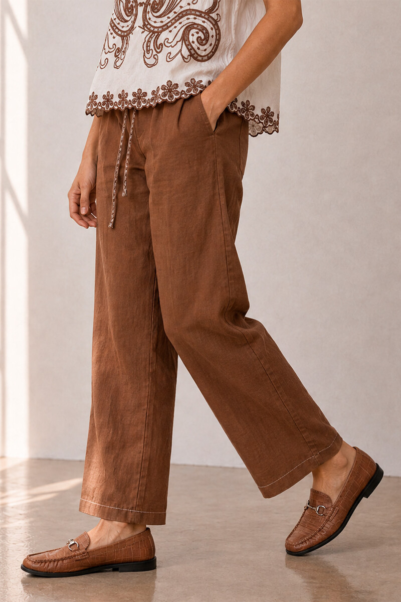 PANTALON LINO NET TOSATADO