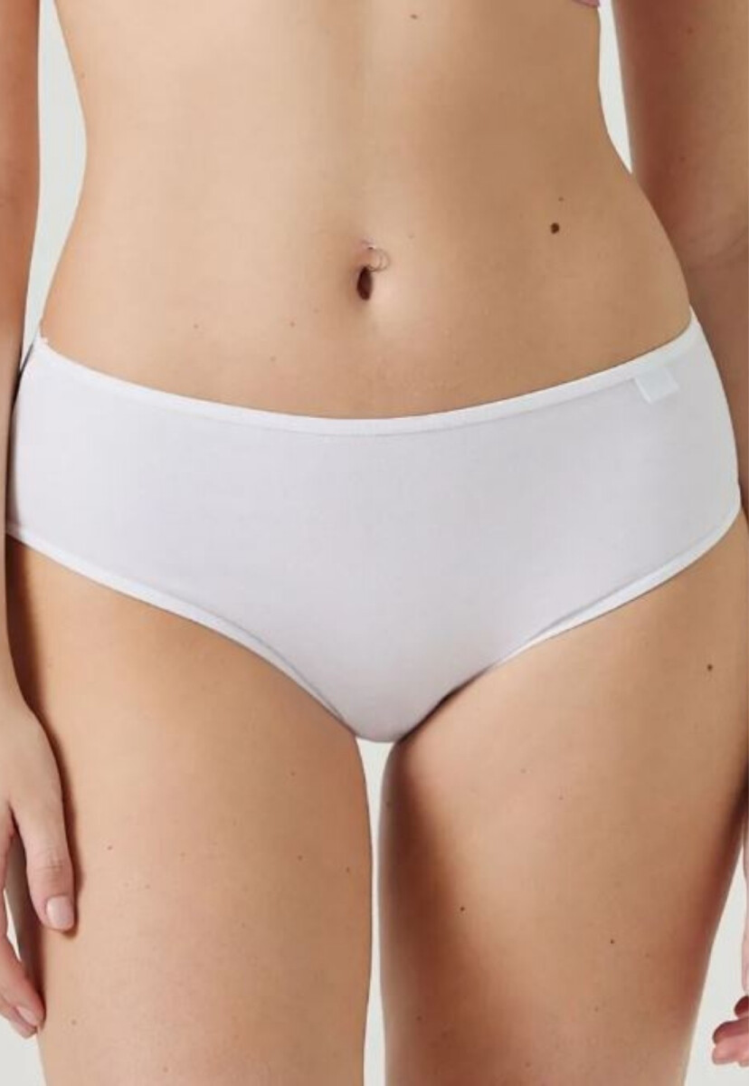 MEDIA BOMBACHA ALGODON - BLANCO 