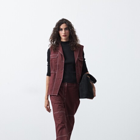 PANTALON CEYLAN Bordó