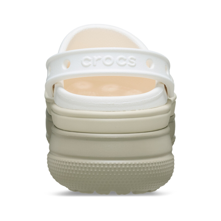 Classic Stacked Clog - Unisex Chalk