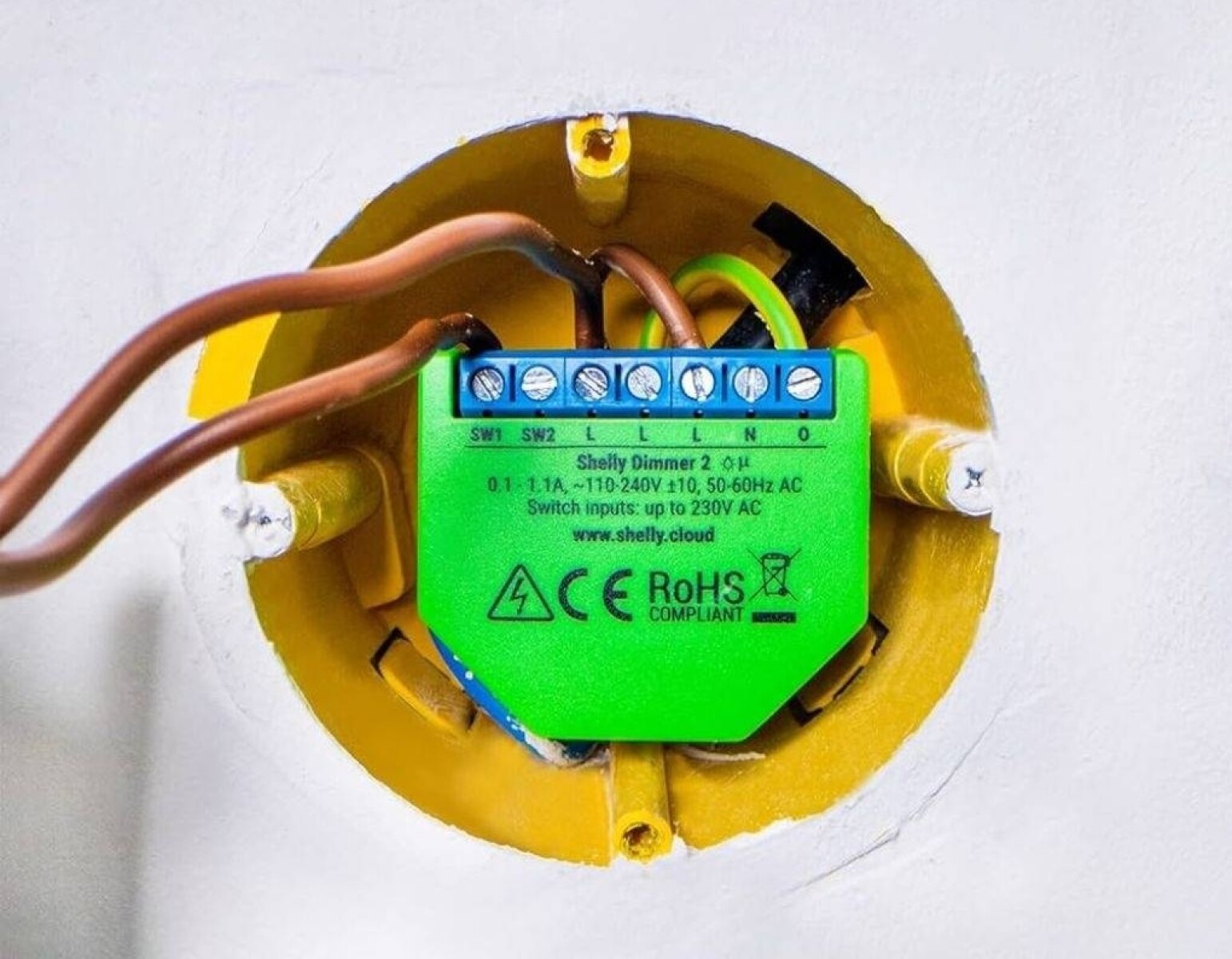 Dimmer Shelly GEN3 Pm Wi-fi 