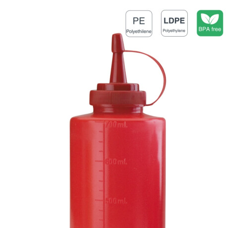 Pomo de salsa 700 ml Rojo Pomo de salsa 700 ml Rojo