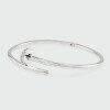 Pulsera Clava de MOON en Plata 925 con brillantes Pulsera Clava de MOON en Plata 925 con brillantes