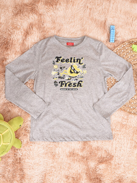 REMERA FRESH GRIS