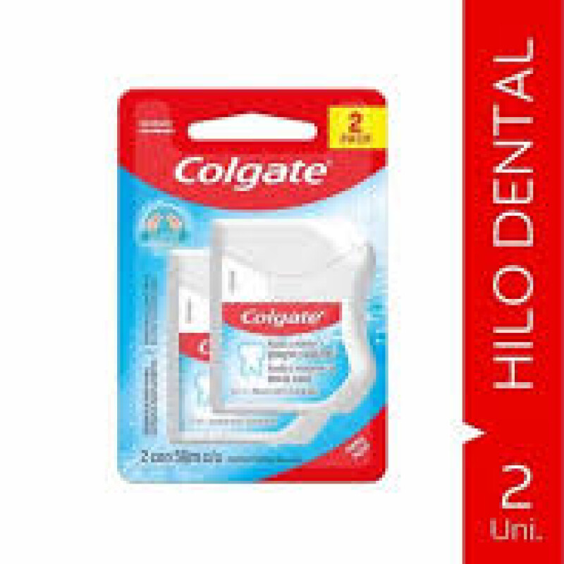 Hilo Dental Colgate Nylon 2 Unidades Hilo Dental Colgate Nylon 2 Unidades