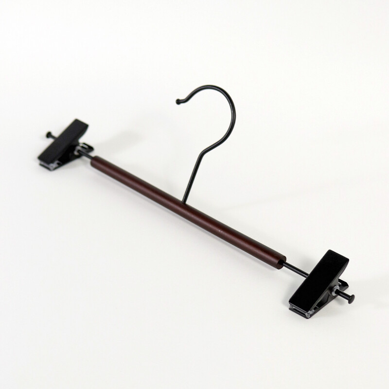 PERCHA MARRON C/GANCHO 31X10CM 2PZAS Unica