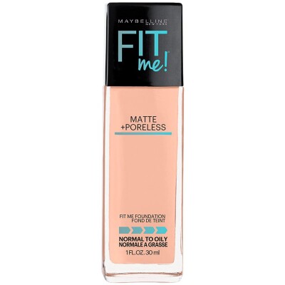 Base Maybelline Fit Me Matte And Poreless 125 Nude Beige Base Maybelline Fit Me Matte And Poreless 125 Nude Beige