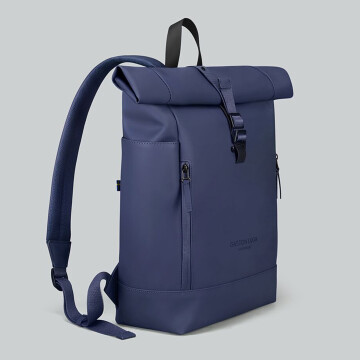 Mochila Gastón Luga Rullen C/Roll-top Notebook Laptop 13" Color Azul