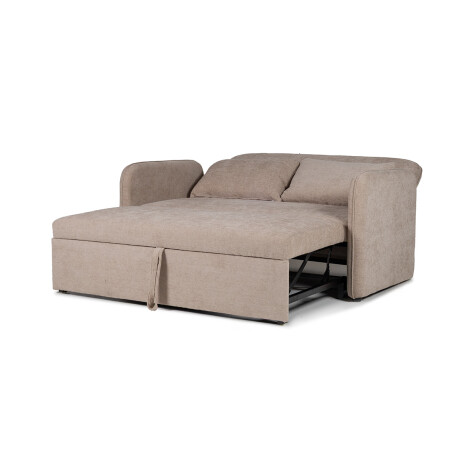 Sofá Cama Spazio - Tela Microfibra 130 (Beige)