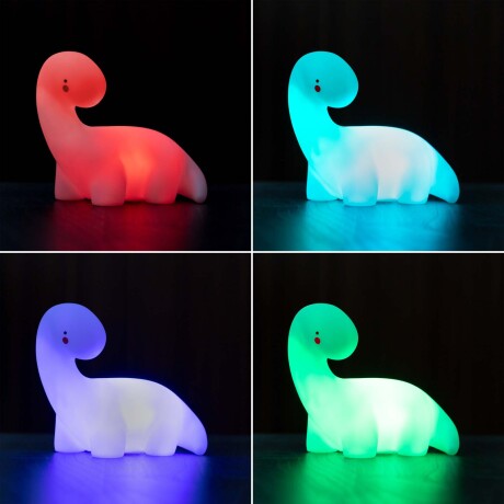 VELADOR DINOSAUR LED VINILO BLANCO