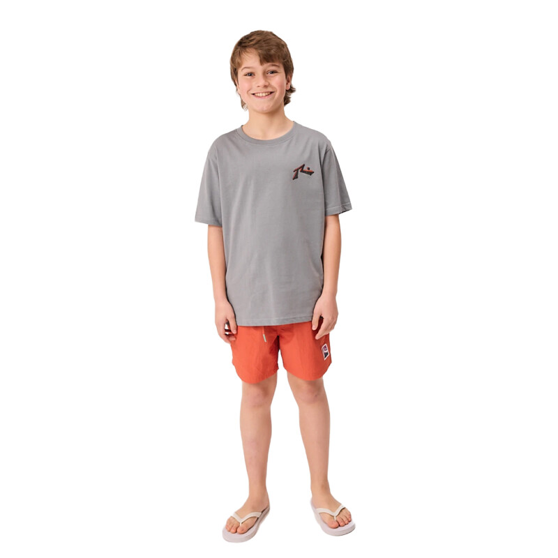Remera Rusty de niño Napoles - Gris Remera Rusty de niño Napoles - Gris