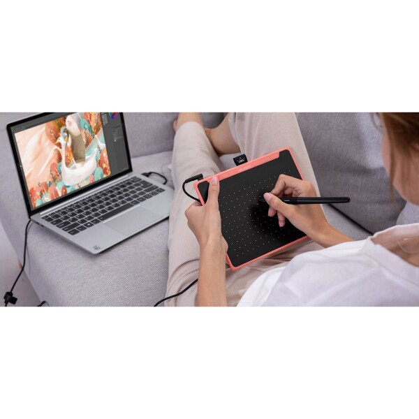 Tableta Digitalizadora Huion Rts-300 Lápiz Usb-c ROSA