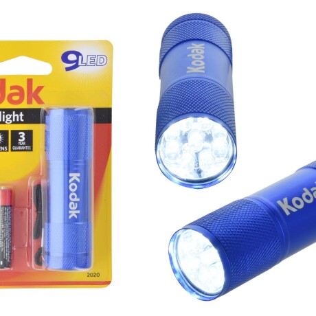 LINTERNA KODAK 9-LED FLASHLIGHT AZUL + 3 PILAS AAA EN BLISTER 30412453 LINTERNA KODAK 9-LED FLASHLIGHT AZUL + 3 PILAS AAA EN BLISTER 30412453