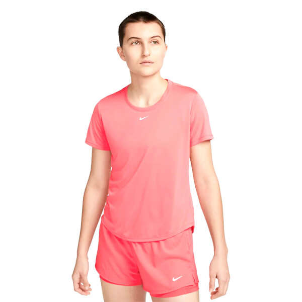 Remera Nike Training ONE DF SS STD de Mujer - DD0638-894 Coral