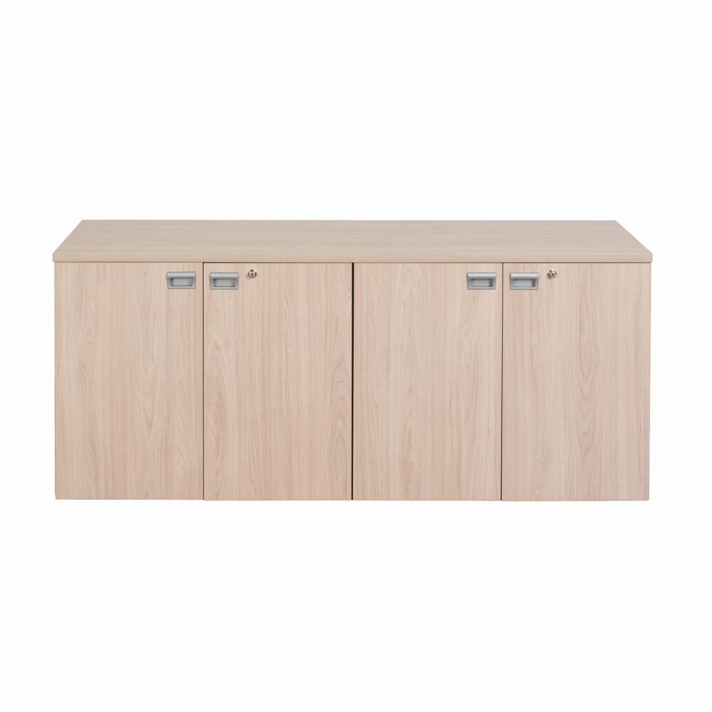 ARMARIO BAJO MADERA NATURAL-BEIGE WORK 4P