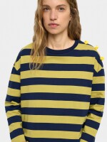 Sudadera Con Rayas 100% Algodón multicolor