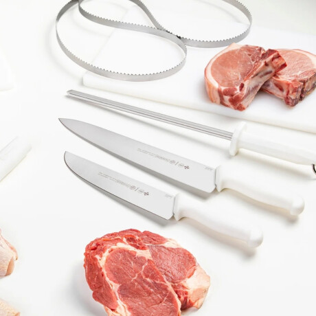 Cuchilla mango blanco acero inoxidable 8'' Mundial Cuchilla mango blanco acero inoxidable 8'' Mundial