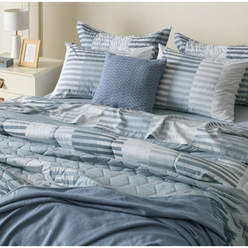 Juego de cama KING Karsten 100 % algodón de 160 hilos (4 piezas) JULIAN