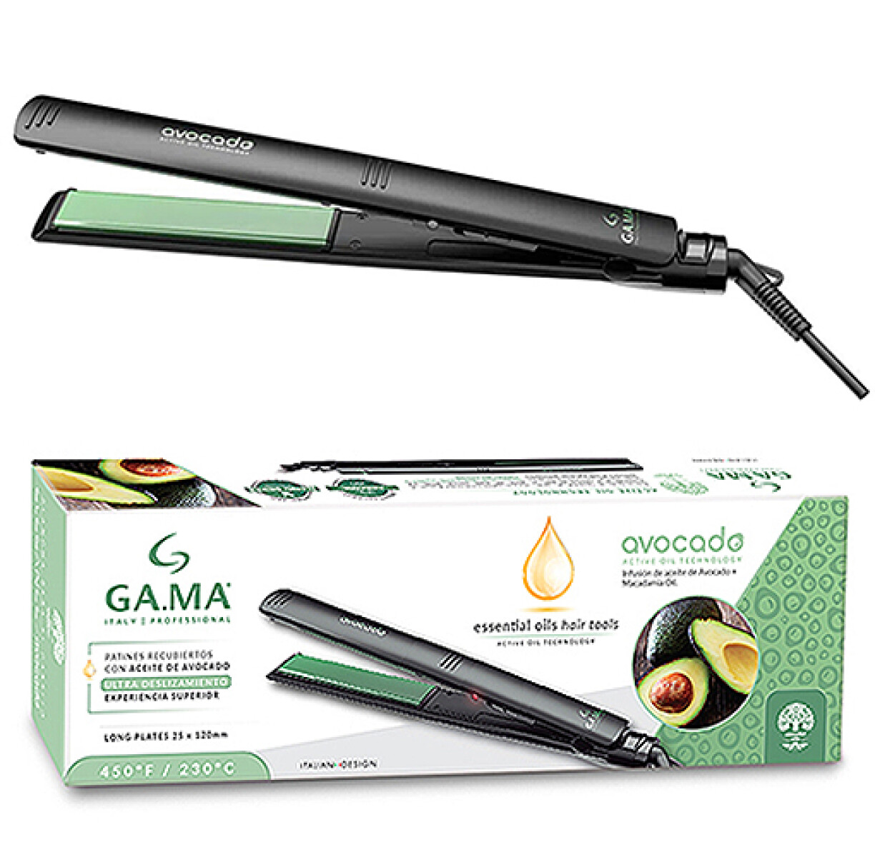 PLANCHA DE PELO GAMA AVOCADO 220V - Sin color 