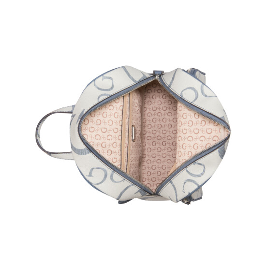 Mochila Guess Holeman Mediana Blanco 0