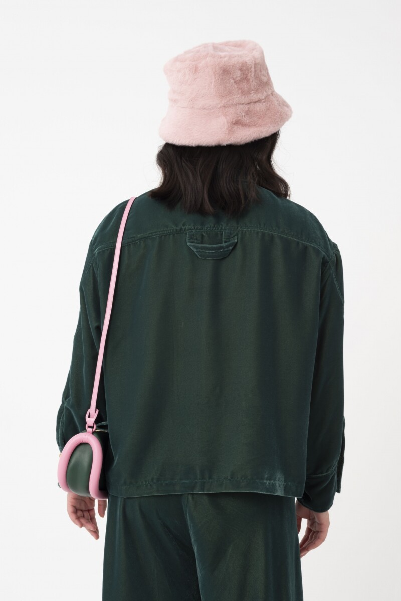 Camisa con bolsillos delantero Verde