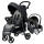 Cochecito Plegable y Huevito Carestino City Travel + Accesorios Gris Melange