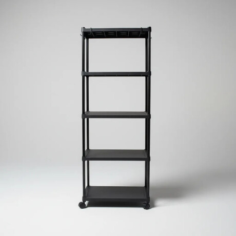 Estante Organizador 5 Niveles Multifuncional Cocina Baño Negro