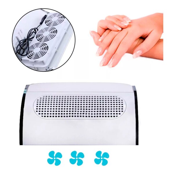 Set Aspiradora Polvo Uñas Torno 5 Punteros Secador Manicura Set Aspiradora Polvo Uñas Torno 5 Punteros Secador Manicura
