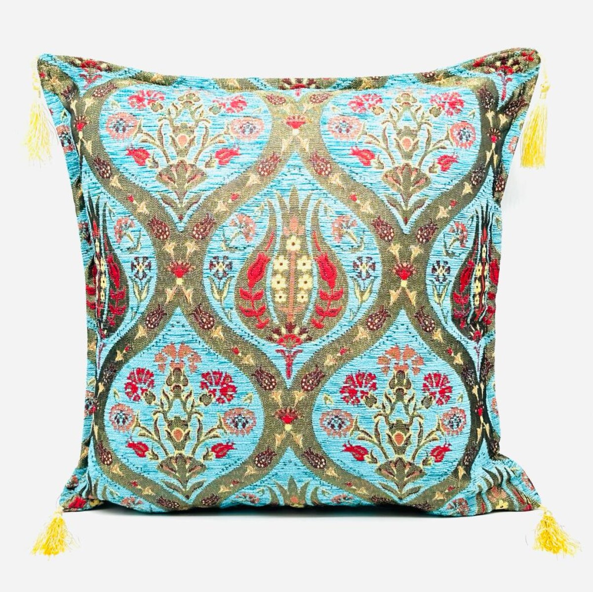 Funda Almohadón Royal Tulip - Modelo 2 - Turquesa 