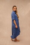 VESTIDO MILDA ESTAMPADO AZUL VESTIDO MILDA ESTAMPADO AZUL