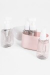 Set de frascos de viaje 4 pcs rosa