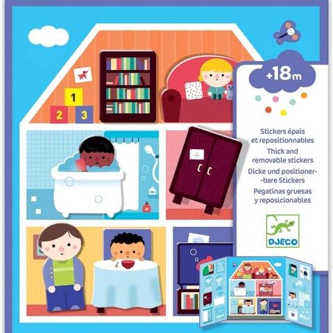 Set de stickers reposicionables House