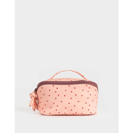 Portacosméticos Flores Rosa Viejo