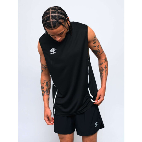 Remera Musculosa Flex de Hombre Negro