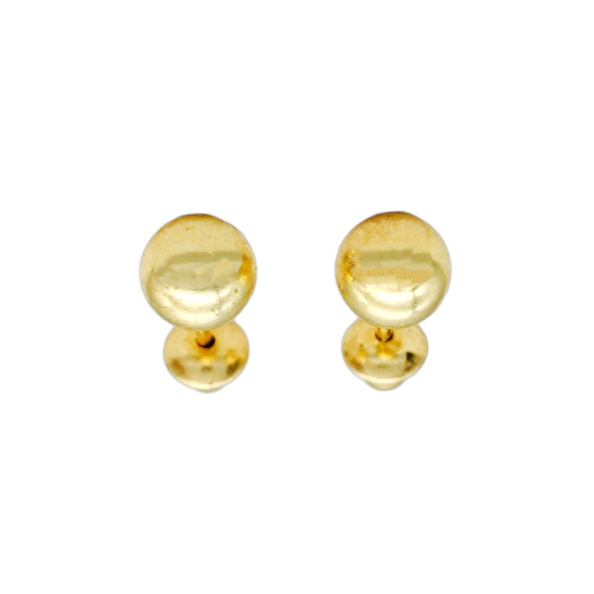 Abridores Bolita-Oro 18k-Sin piedra-AB9516 - sinpiedra 