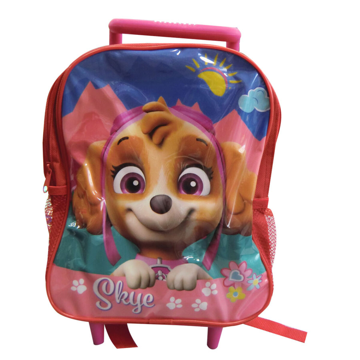 Mochila con Carro Paw Patrol 30 cm - ROSA 
